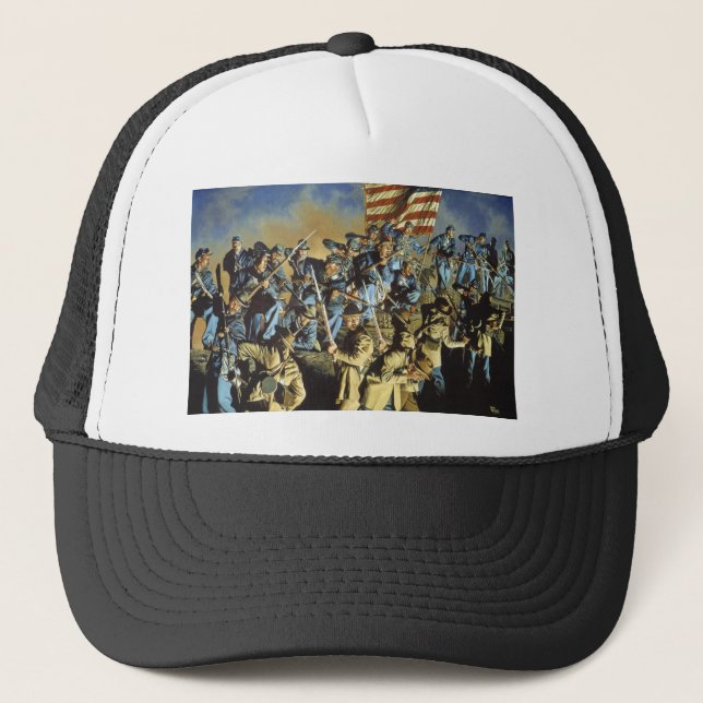 Casquette Le vieux drapeau n'a jamais touché la terre (Devant)
