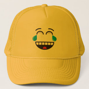 Casquette Le visage avec les larmes de la joie