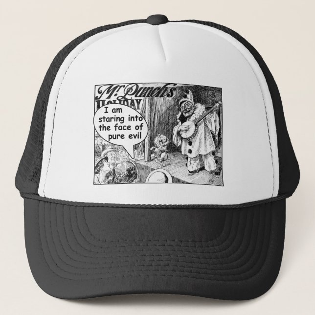 Casquette Le visage du mal pur (clown de banjo) (Devant)