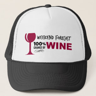 Casquette Le week-end a prévu la possibilité de 100% du vin