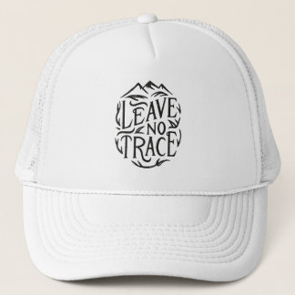 Casquette Leave no trace camping hiking
