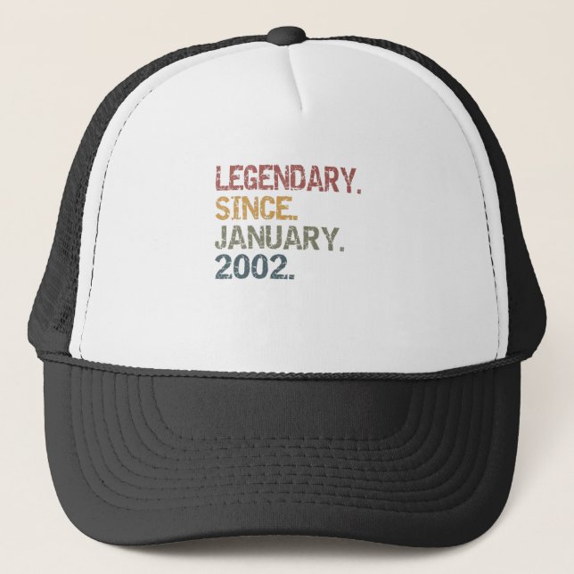 Casquette Légendaire depuis janvier 2002 (Devant)