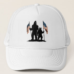 Casquette Légende américaine avec grizzly