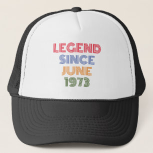 CASQUETTE LÉGENDE DEPUIS JUIN 1973 ANNIVERSAIRE TENDANCE