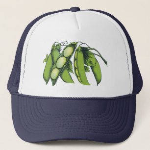 Casquette Légumes vintages ; Haricots de Lima, Aliments Agri