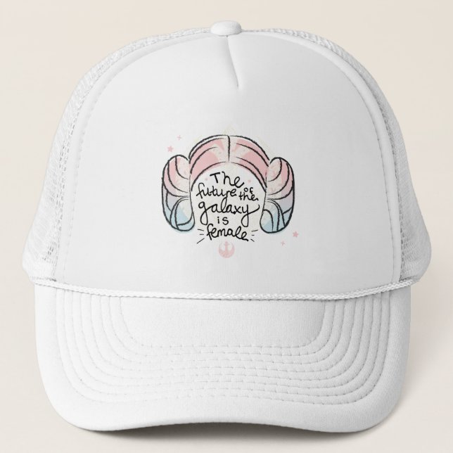 Casquette Leia : L'avenir de la Galaxie est féminin (Devant)