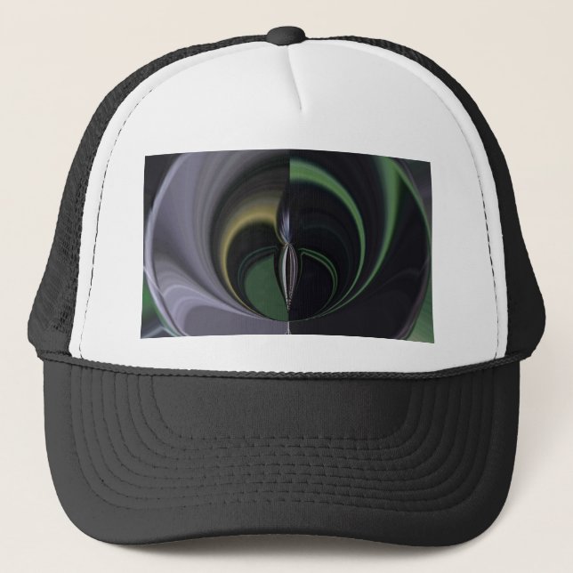 Casquette L'embellie d'Aurora : le kaléidoscope cosmique (Devant)