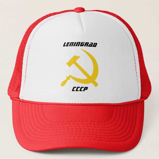 Casquette Léningrad, CCCP, St Petersburg, Russie (Devant)