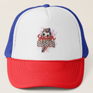 Casquette Leopard Soccer Mama Éclair Bolt Sport Maman Mothe