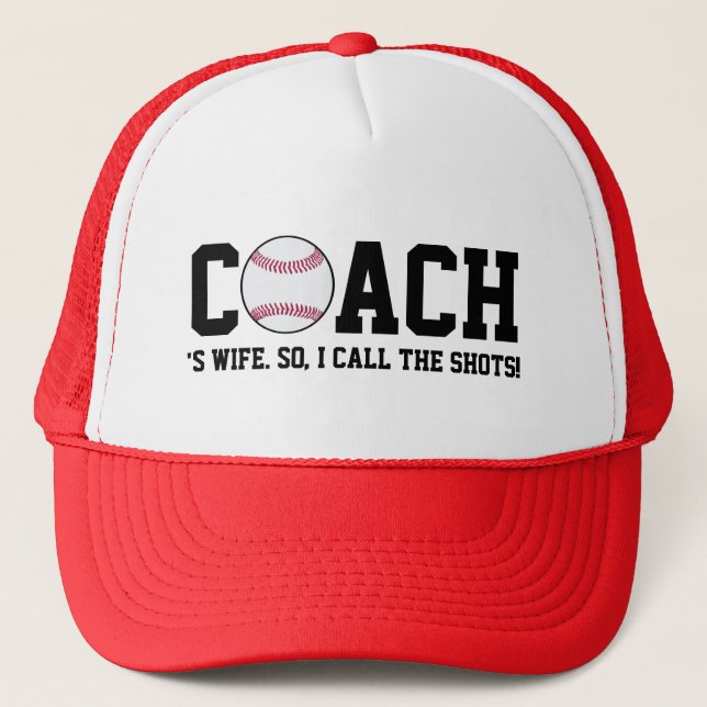 Casquette l'épouse d'entraîneur de base-ball de ⚾️ (Devant)
