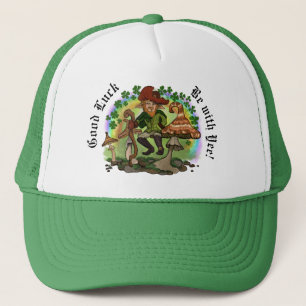 Casquette Leprechaun, Bonne chance Soyez avec vous ! Casquet