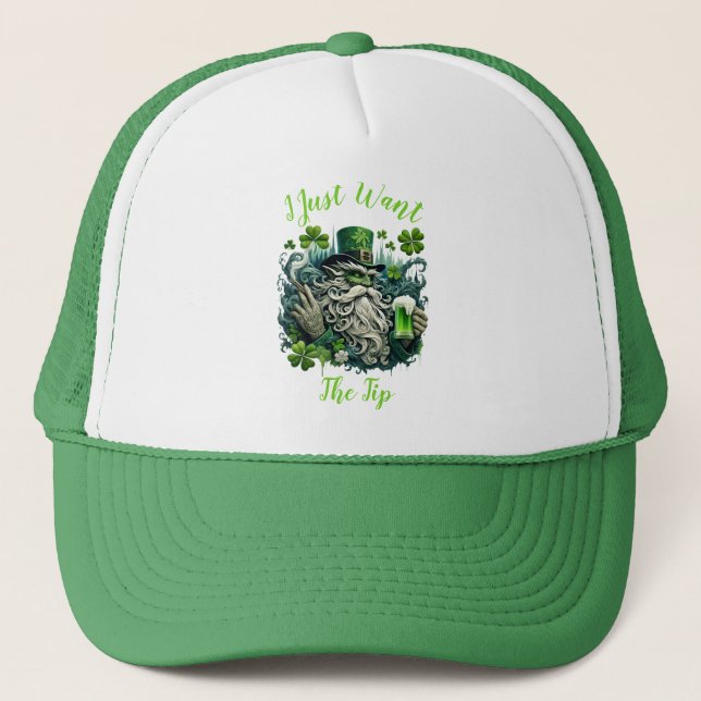 Casquette Leprechaun Whimsical Savourer Un Froid (Devant)