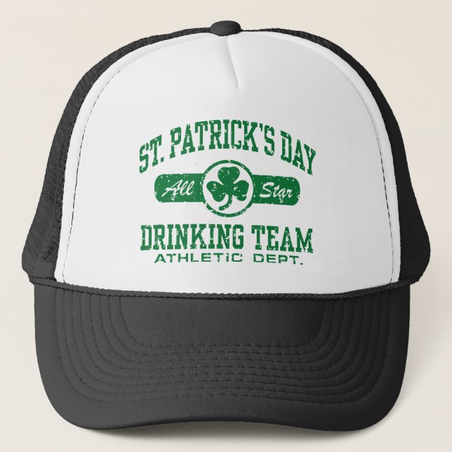 Casquette L'équipe de boisson de la Saint-Patrick (Devant)