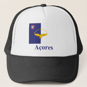 Casquette Les Açores diminuent avec le nom dans le Portugai