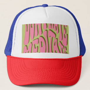 Casquette les années 70 Retro : 'Meditate' Motivational Post