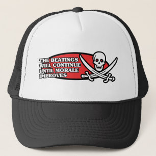 Casquette Les battements continueront jusqu'à ce que le