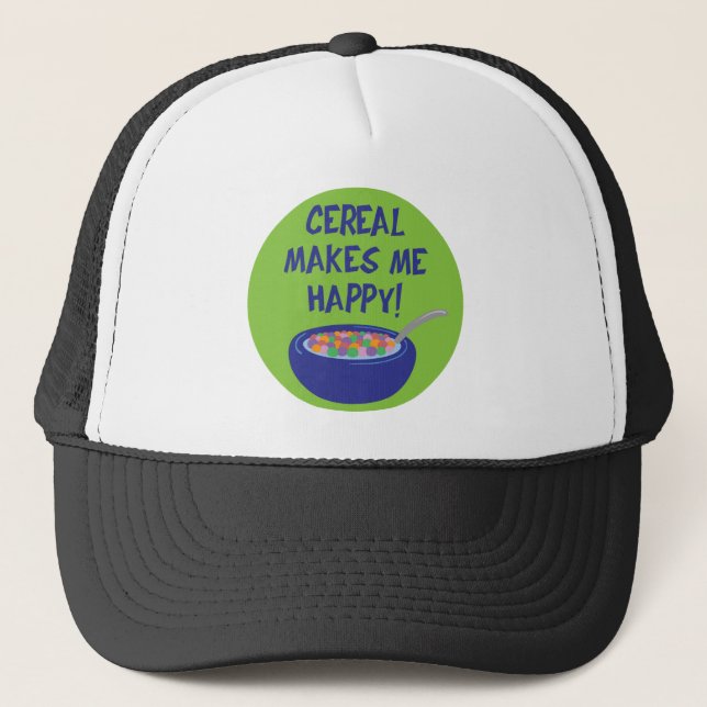 Casquette Les Céréales Me Rendent Heureux (Devant)