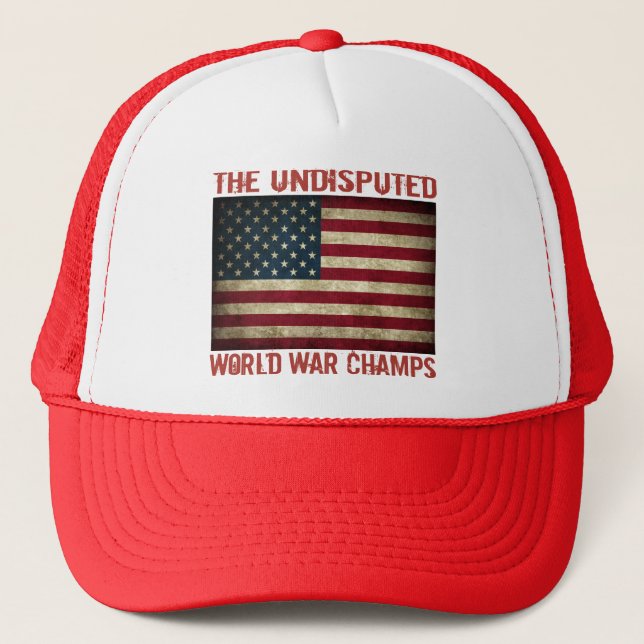 Casquette Les champions incontestés de guerre mondiale (Devant)