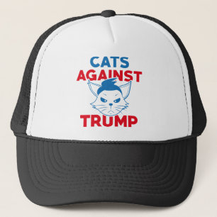 Casquette Les chats contre Trump