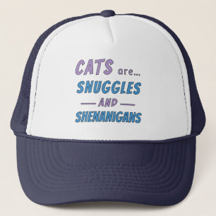 Casquette Les chats sont des câlins et des espiègleries