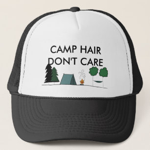Casquette Les cheveux de camp ne s'inquiètent pas
