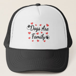 Casquette Les Chiens Sont De La Typographie Familiale Pour L