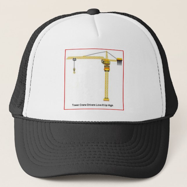 Casquette Les conducteurs de grue à tour se lèvent haut (Devant)