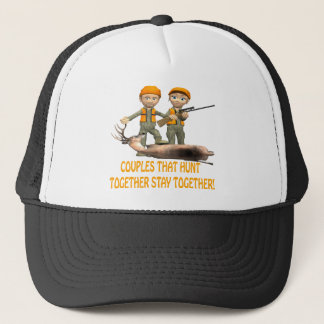 Casquette Les couples qui chassent ensemble restent ensemble