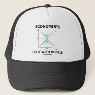 Casquette Les économistes le font avec des modèles (l'humour