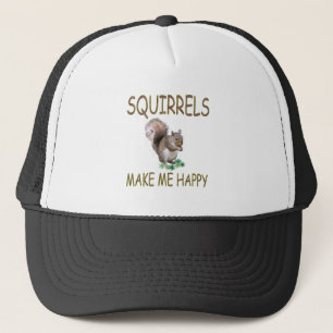 Casquette Les écureuils me rendent heureux