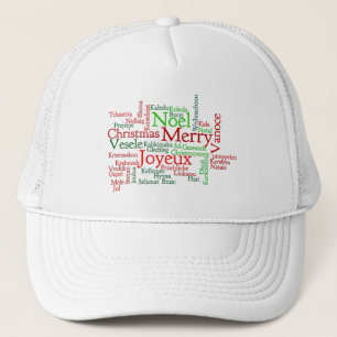 Casquette Les Fêtes De Noël Dans Le Monde Entier