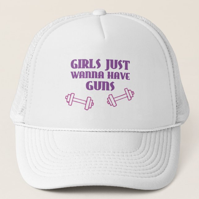 Casquette Les filles veulent juste avoir des armes à feu (Devant)