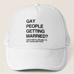 CASQUETTE LES HOMOSEXUELS SE MARIENT
