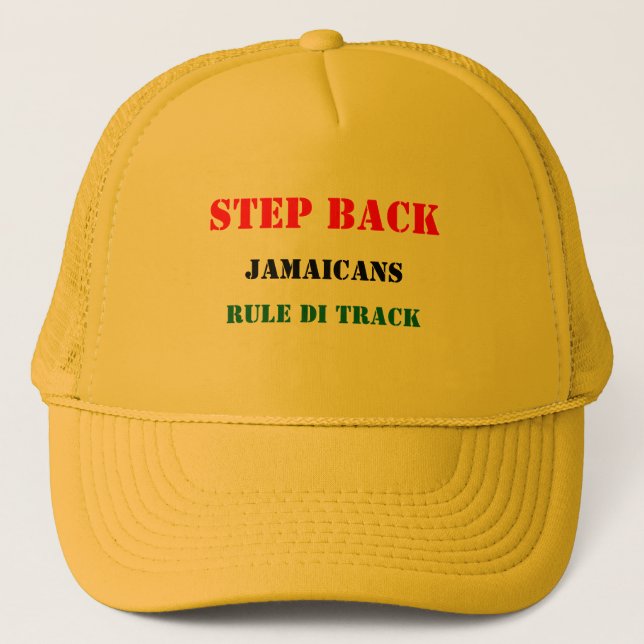 Casquette Les Jamaïcains gouvernent les chapeaux de camionne (Devant)
