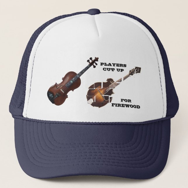 CASQUETTE LES JOUEURS DE VIOLON ONT COUPÉ DES MANDOLINES (Devant)