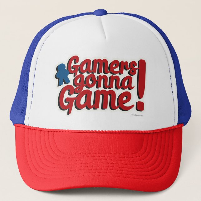 Casquette Les Joueurs Joueront Fun Boardgame Motto (Devant)
