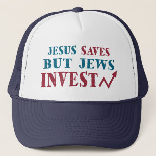 Casquette Les juifs investissent - l'humour juif de finances