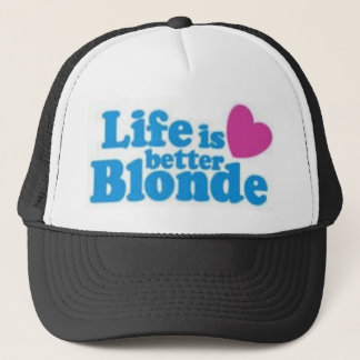 Casquette les lifes améliorent la blonde
