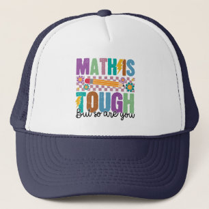 Casquette Les maths c'est dur mais vous êtes encore plus for