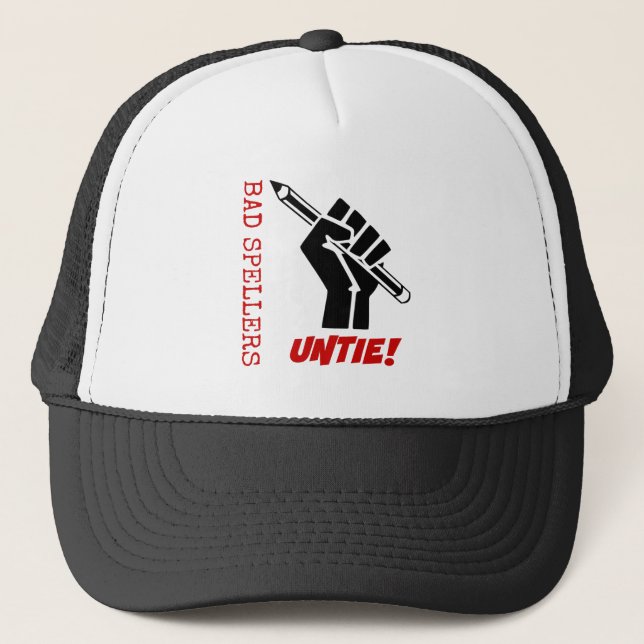 Casquette Les Mauvaises Épelles Se Délient ! Humour de la pr (Devant)