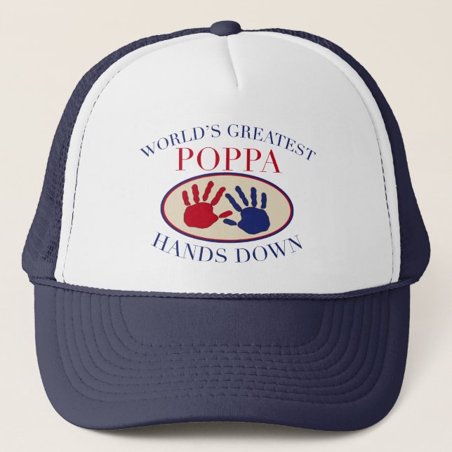 Casquette Les Meilleurs Poignées De Poppa (Devant)