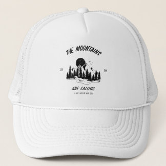 Casquette Les Montagnes appellent et nous y allons