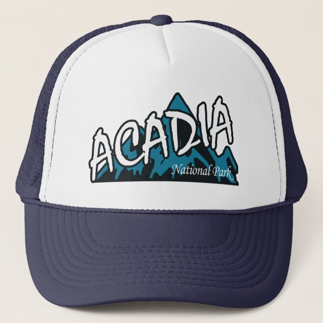 Casquette Les montagnes du parc national Acadia (Devant)