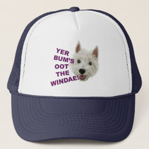 Casquette Les mots de Westie petit de la sagesse