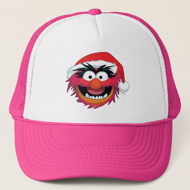 Casquette Les Muppets | Visage animal de Noël (Devant)