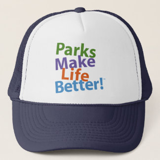 Casquette Les parcs rendent la vie meilleure ! Logo officiel