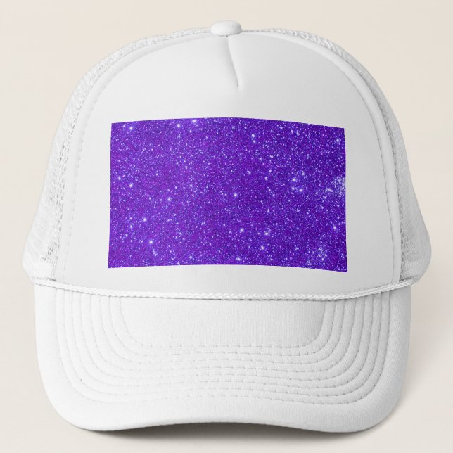 Casquette Les parties scintillantes pourpres d'étincelle (Devant)