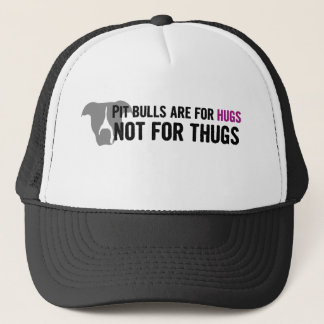 Casquette Les pitbulls sont pour des étreintes, pas voyous