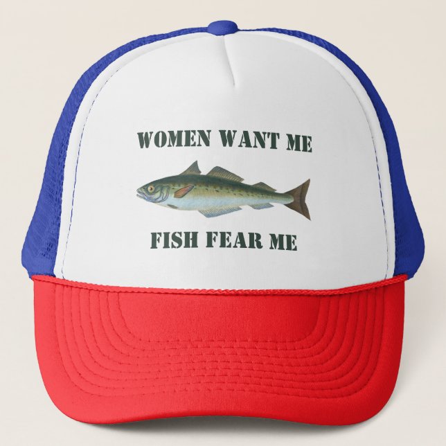 Casquette Les poissons me craignent (Devant)
