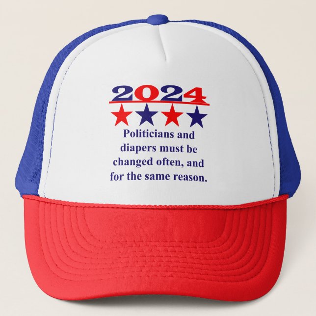 Casquette Les Politiciens Et Les Diaporètes Doivent Souvent  (Devant)